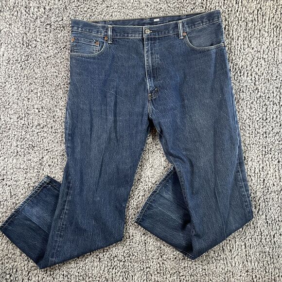 Levis Jeans Mens 42X32 Blue 517 Bootcut Slim Medium Wash Denim - Picture 1 of 10